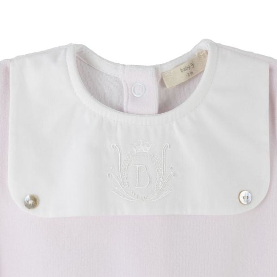 Clothing Millie & Ralph Sleepsuits | Pink Velour All In One