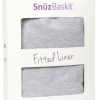 Nursery & Home Snuz Bedding & Sleepwear | Snuzbaskit Fitted Liner - Light Grey Marl