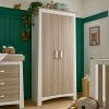 Nursery & Home CuddleCo Wardrobes | Cuddleco Ada Nursery Wardrobe - White & Ash