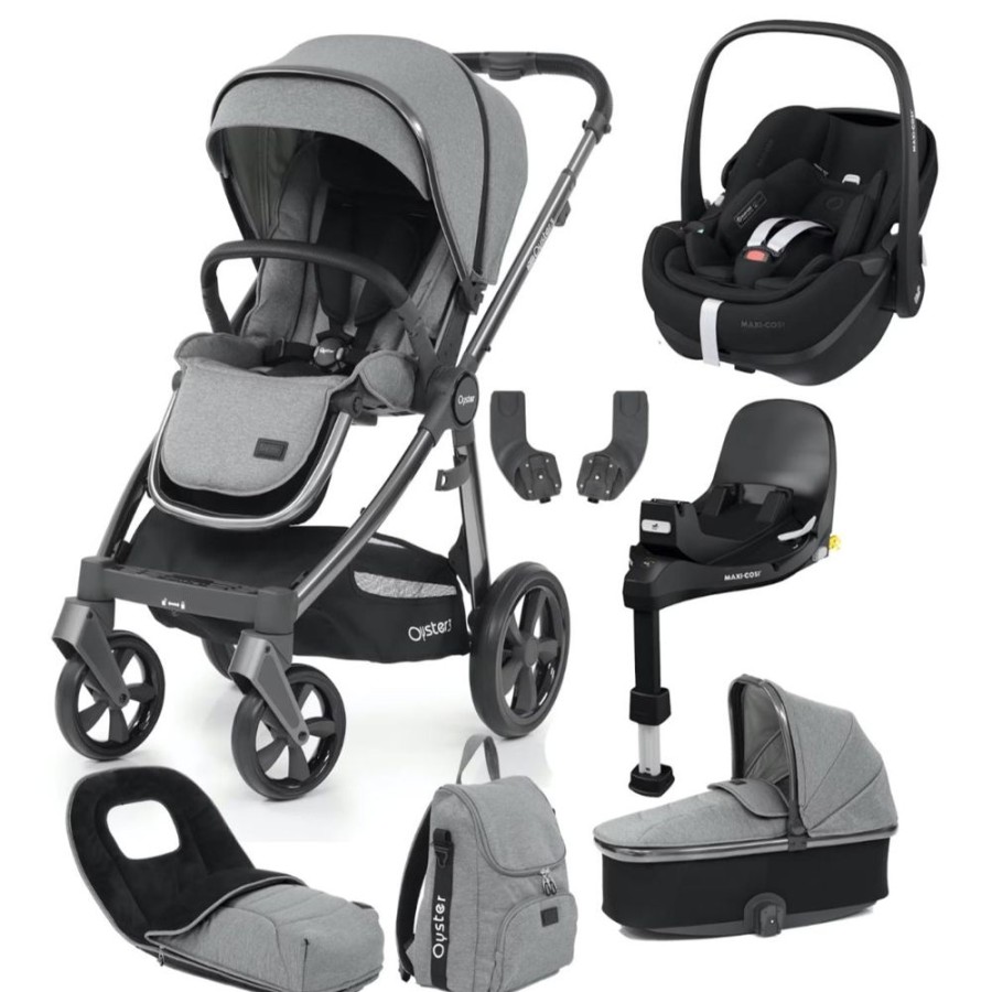 Prams & Pushchairs BabyStyle | Oyster 3 Luxury 7 Pc Travel System Bundle With Maxi-Cosi Pebble 360 Pr