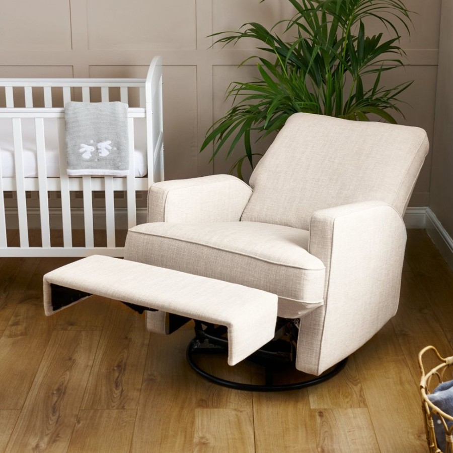 Nursery & Home Obaby Nursing Chairs | Obaby Madison Swivel Glider Recliner Chair ‚Ai Oatmeal