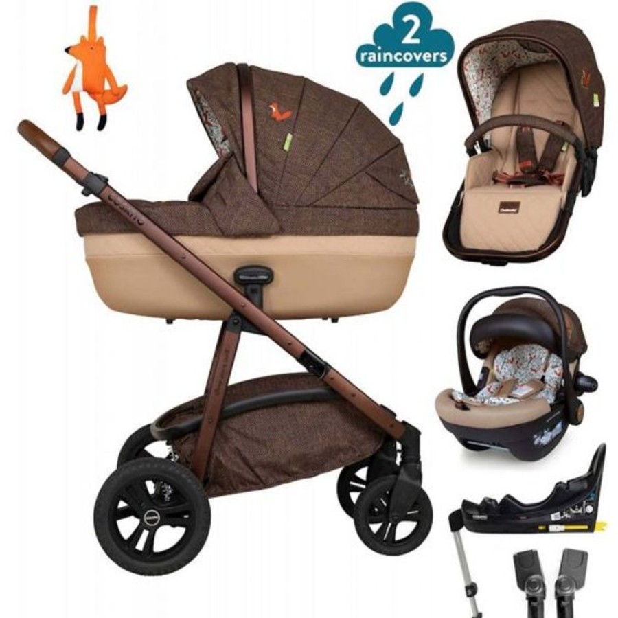 Prams & Pushchairs Cosatto | Cosatto Wow Continental Acorn Isize Car Seat & Base Bundle - Foxford H