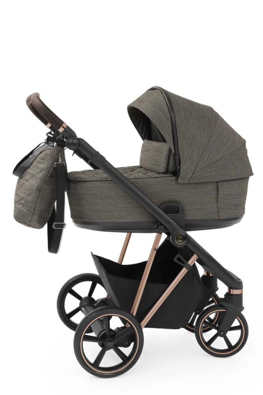 Prams & Pushchairs BabyStyle | Babystyle Prestige Vogue Bundle - Mountain Grey With Copper Chassis &