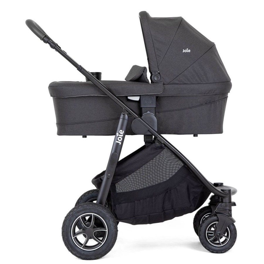 Prams & Pushchairs Joie | Joie Versatrax & Ramble Xl Carrycot Bundle - Shale