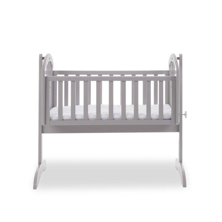 Nursery & Home Obaby Cots & Cotbeds | Obaby Sophie Swinging Crib - Warm Grey