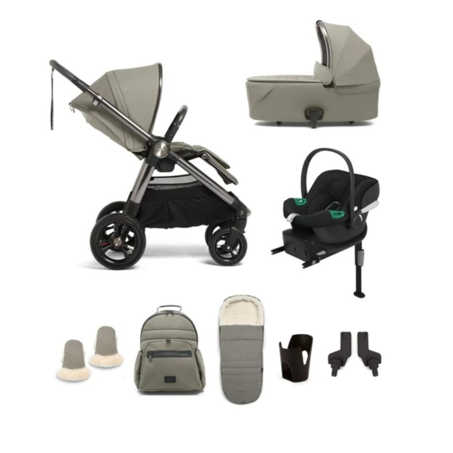 Prams & Pushchairs Millie & Ralph | Mamas & Papas Ocarro 9 Pc Complete Travel Bundle With Aton B2 - Everes