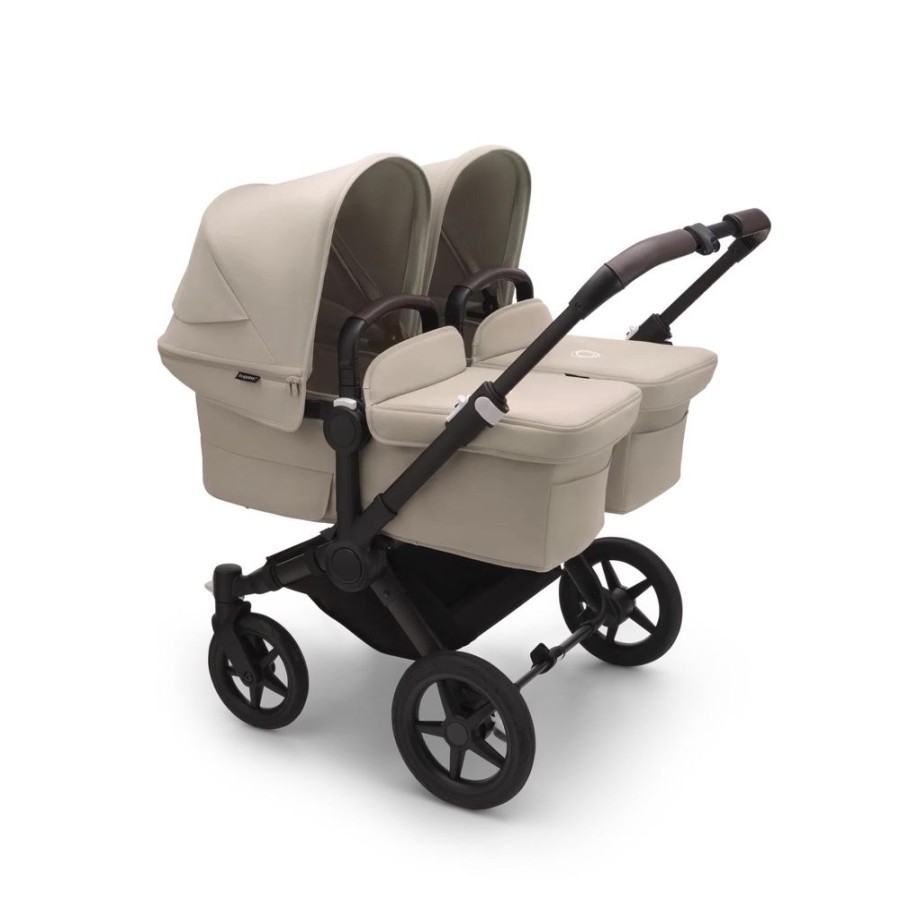 Prams & Pushchairs Bugaboo | Bugaboo Donkey 5 Twin - Black & Desert Taupe