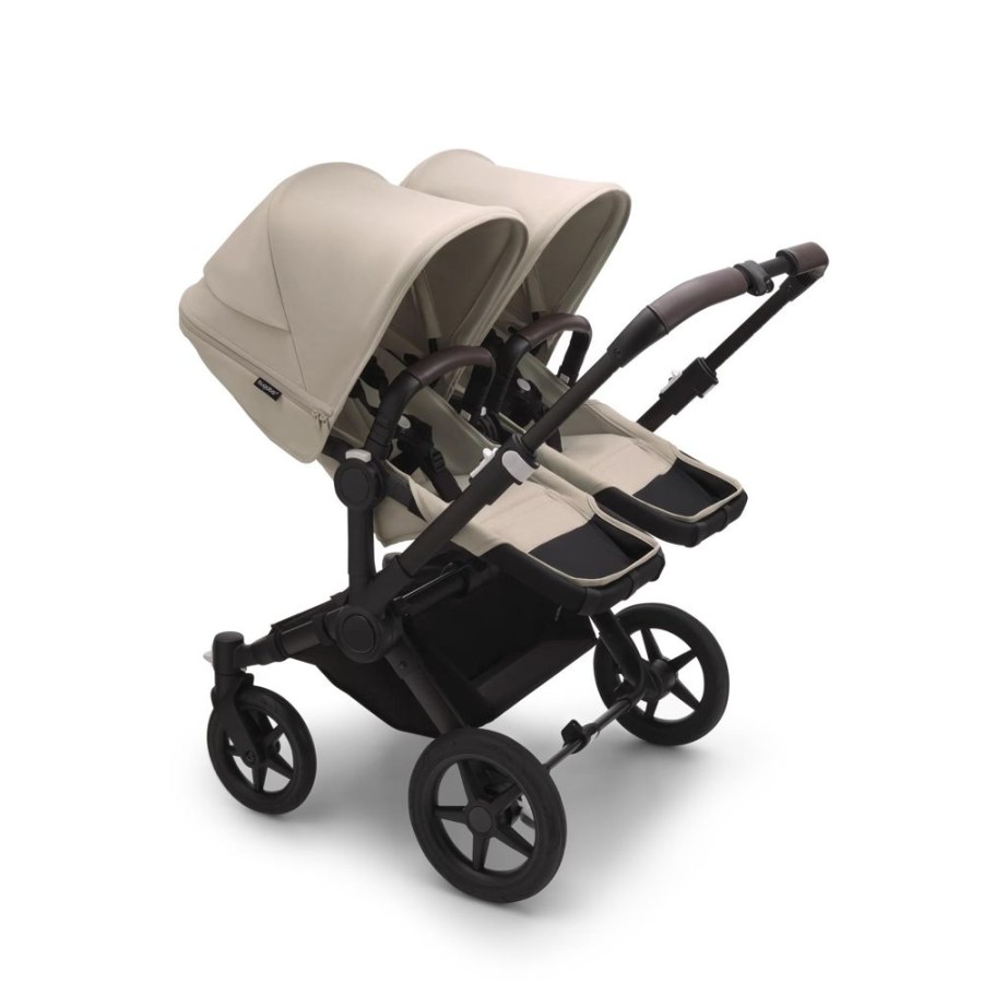 Prams & Pushchairs Bugaboo | Bugaboo Donkey 5 Twin - Black & Desert Taupe