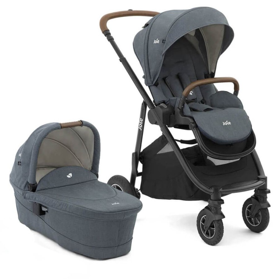 Prams & Pushchairs Joie | Joie Versatrax & Ramble Xl Carrycot Bundle - Lagoon