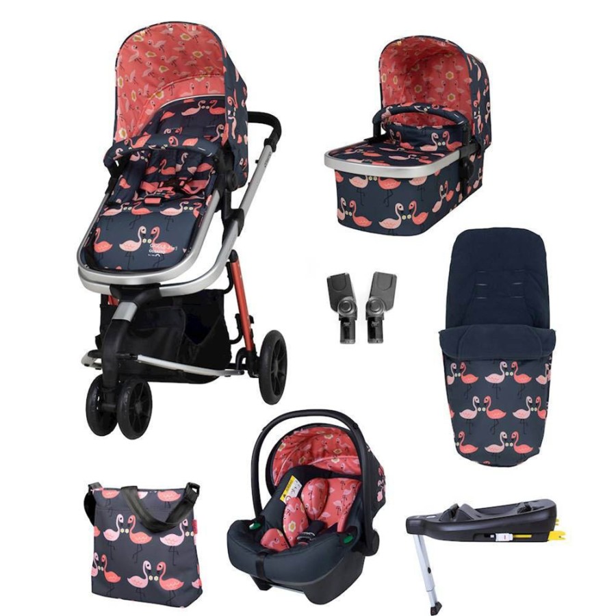 Prams & Pushchairs Cosatto | Cosatto Giggle 3 In 1 I-Size Everything Bundle - Pretty Flamingo