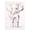 Nursery & Home Millie & Ralph Nursery Decor | Childhome Oil Painting Elephant Canvas