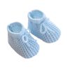 Clothing Millie & Ralph Shoes & Booties | Blue Knit Bow Booties