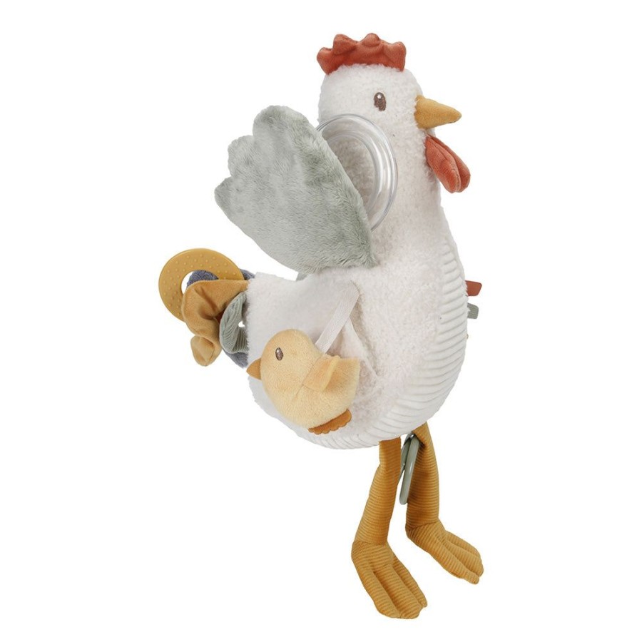 Nursery & Home Little Dutch Soft Toys | Little Dutch Little Farm - Activity Chicken - 25Cm