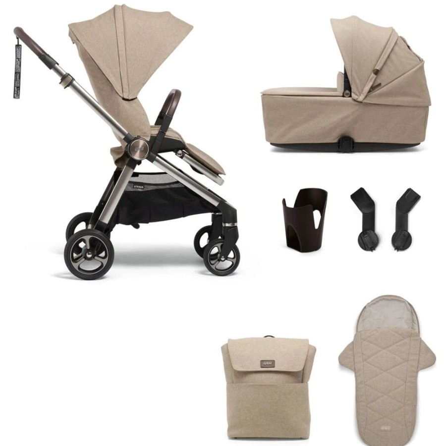 Prams & Pushchairs Millie & Ralph | Mamas & Papas Strada Pushchair 6 Piece Essentials Bundle - Pebble