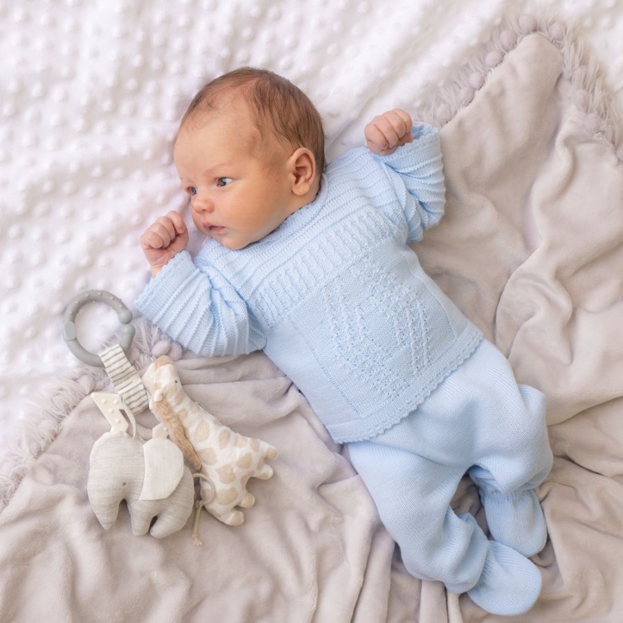 Clothing Dandelion Knitwear | Knitted Set | Blue Diamond Knitted Set | Millie & Ralph