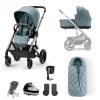 Prams & Pushchairs Cybex | Cybex Balios S Lux Essential Bundle - Sky Blue