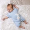 Clothing Dandelion Rompers | Pink Triple Hearts | Cotton Sleepsuit | Millie & Ralph