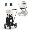 Prams & Pushchairs Cybex | Cybex Priam Pram Inc Lux Carrycot - Off White