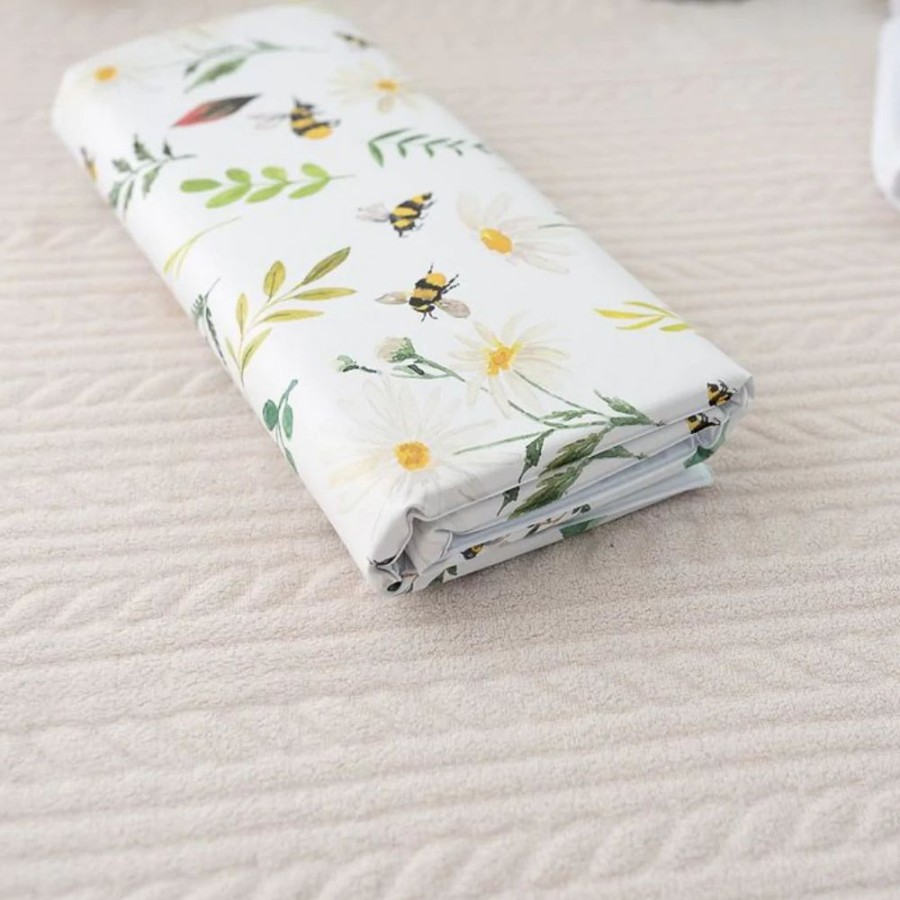 Nursery & Home Millie & Ralph Changing Mats | Gilded Bird Travel Bag Changing Mat - Wild Bee