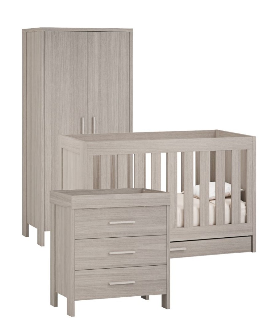 Nursery & Home Millie & Ralph 3 Piece Sets | Venicci Forenzo Nordic White 3Pc Furniture Set