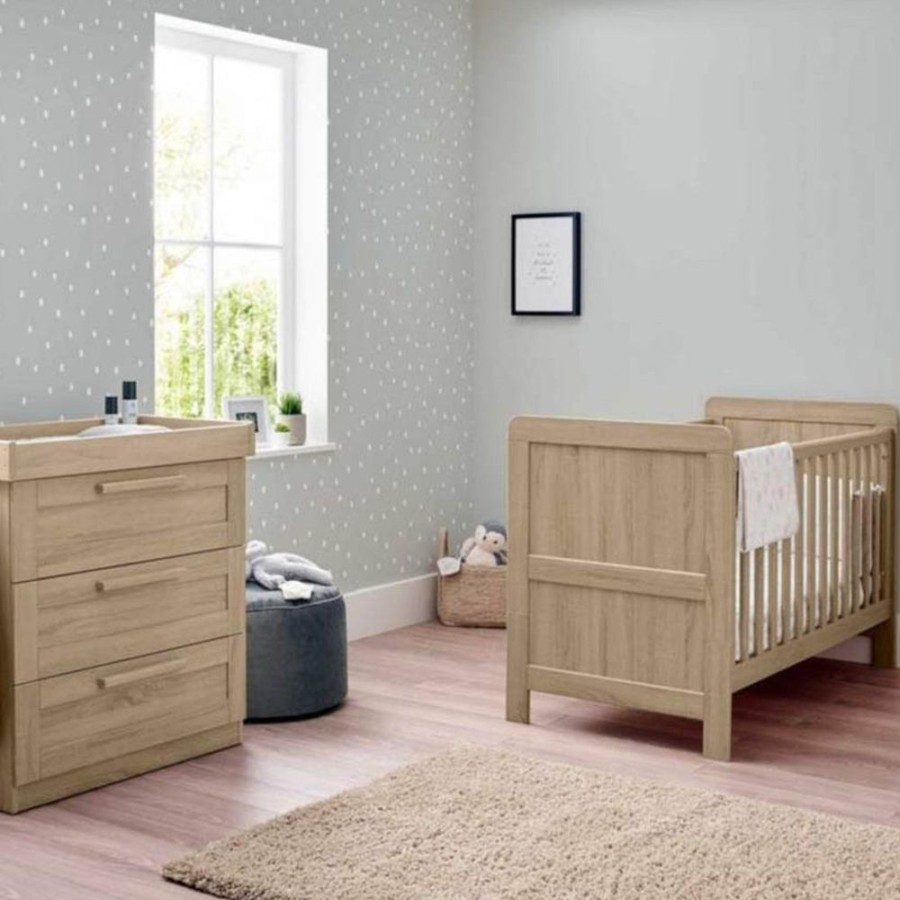 Nursery & Home Mamas & Papas 2 Piece Sets | Mamas & Papas Atlas 2Pc - Light Oak