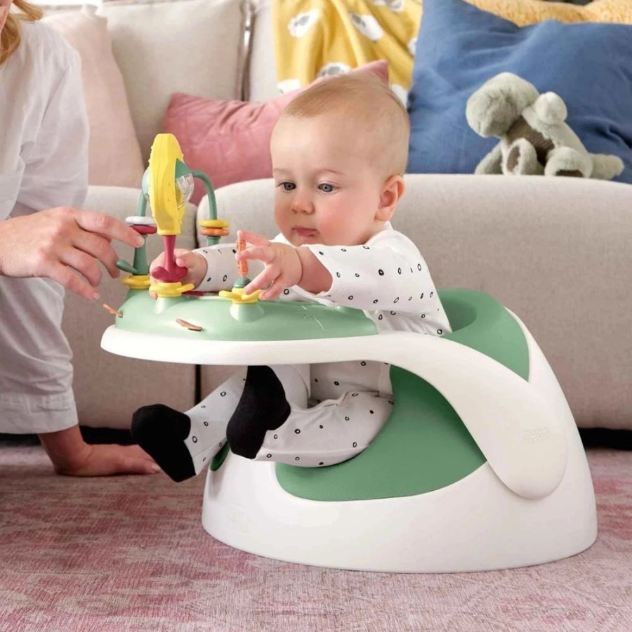 Nursery & Home Millie & Ralph Baby Playtime | Mamas & Papas Snug Floor Seat With Activity Tray - Eucalyptus