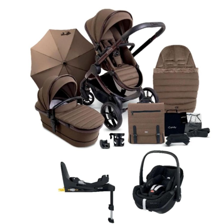 Prams & Pushchairs iCandy | Icandy Peach 7 Travel Bundle With Pebble 360 Pro & Base - Coco