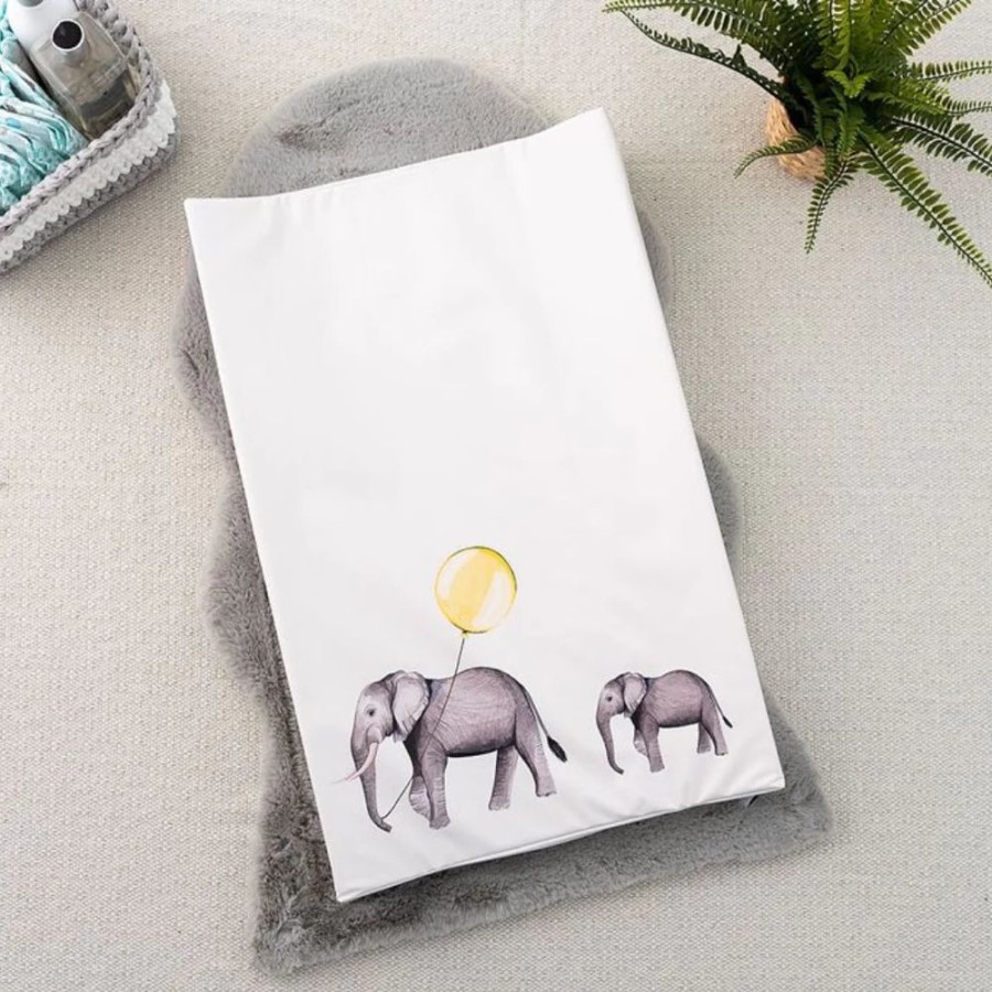 Nursery & Home Millie & Ralph Changing Mats | Gilded Bird Wedge Changing Mat - Elephant Parade