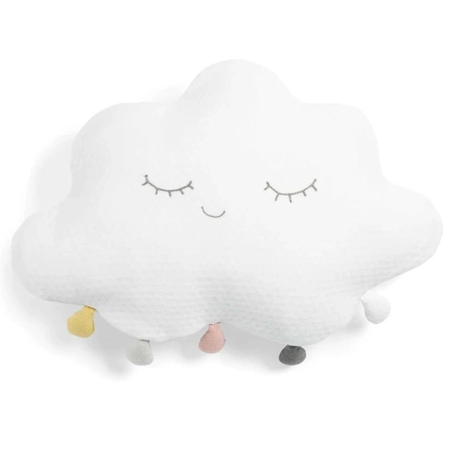 Nursery & Home Millie & Ralph Nursery Decor | Mamas & Papas Cushion - White Pompom Cloud