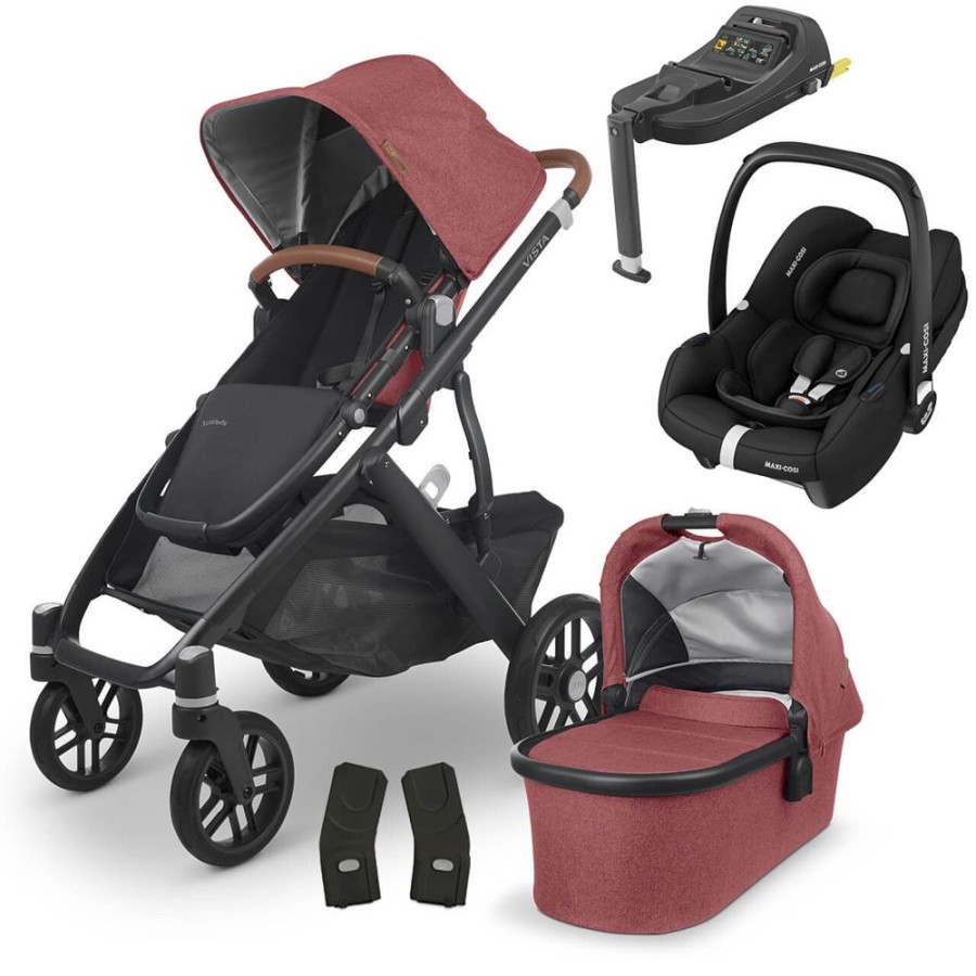 Prams & Pushchairs UPPAbaby | Uppababy Vista V2 Travel System With Maxi-Cosi Cabriofix - Lucy