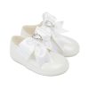 Clothing Baypods Shoes & Booties | White Bow & Diamante Shoe